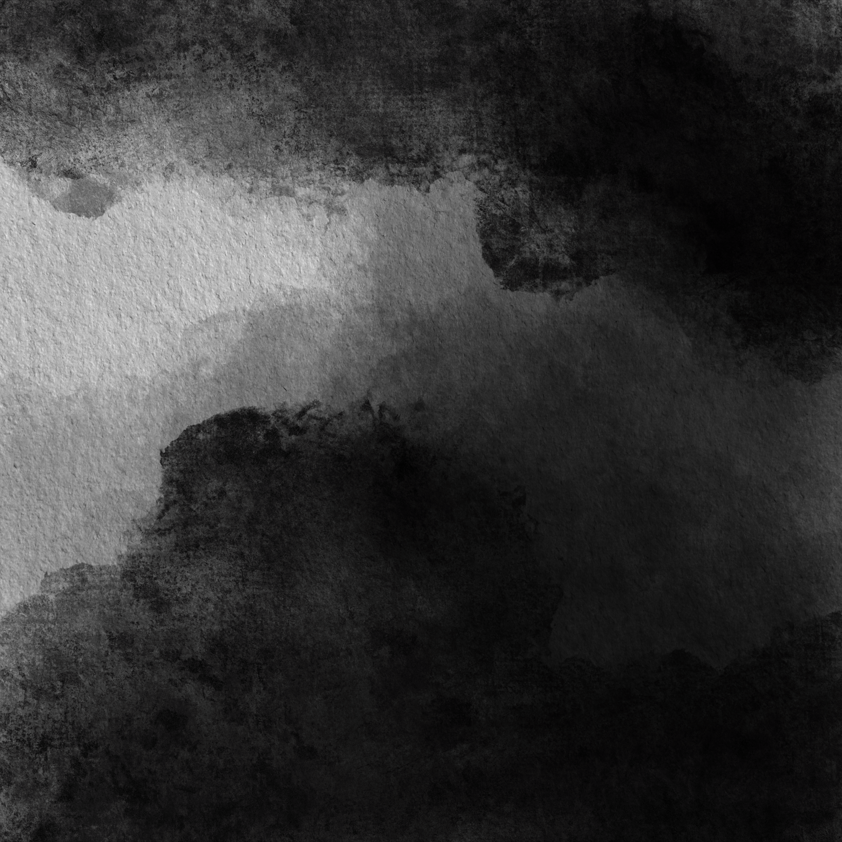 Black Dark Grey Watercolour Paper Texture Background